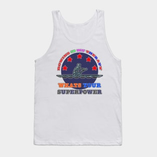 Rowing Is My Therapy - The Superpower Tee Tank Top